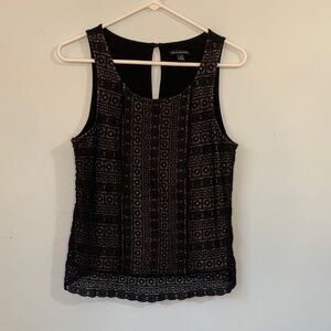 American Eagle Outfitters Black Lace Blouse